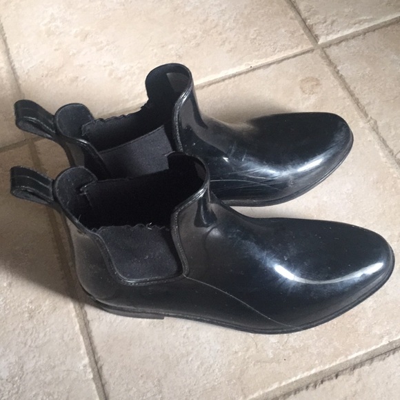 Ralph Lauren Black Tally Bo Rai Boots Size 10B - Picture 1 of 8